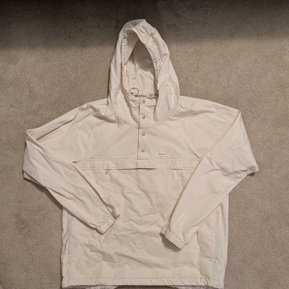 Patagonia Men's Light Tan Hooded Jacket